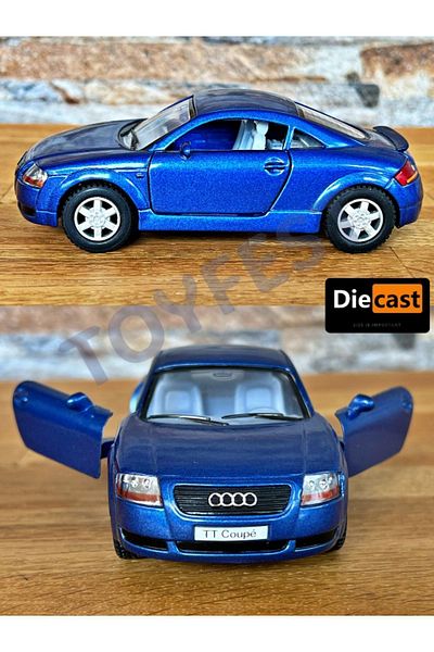 TOYFEST أودي TT كوبيه سحب قطرة يموت - سيارة معدنية قابلة للجمع مع أبواب مصبوبة - 11.5 سم