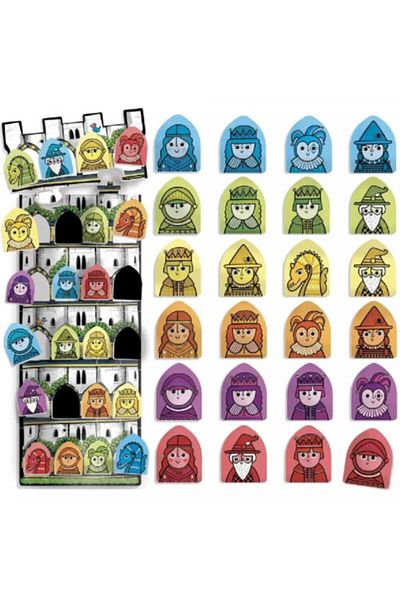 TOYFEST مجموعة ألغاز لعبة Headu Tower Memo - مجموعة ألعاب ألغاز برج الذاكرة