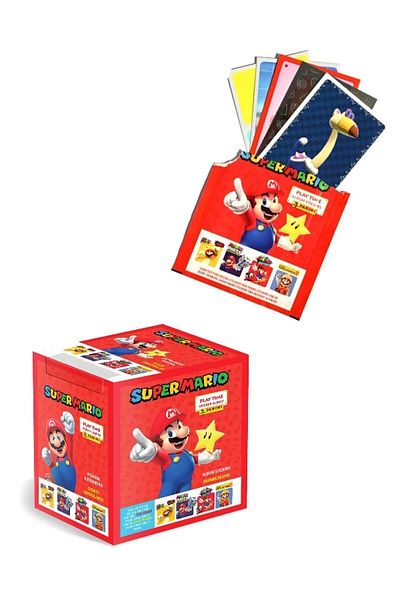 TOYFEST بطاقات ملصقات سوبر ماريو - عبوة واحدة