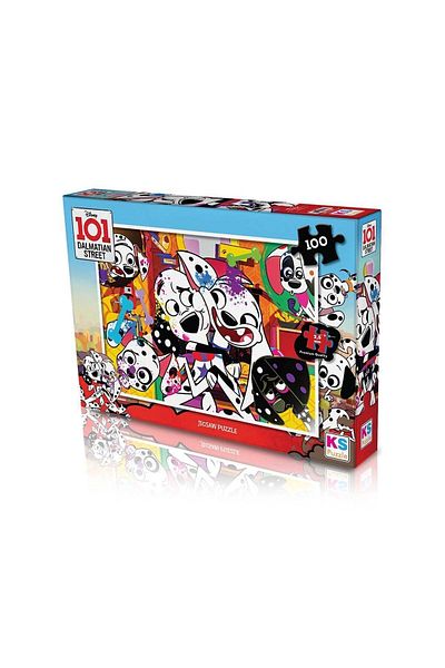 TOYFEST أحجية KS Dalmatian المكونة من 100 قطعة - تصميم خفيف الوزن وأنيق
