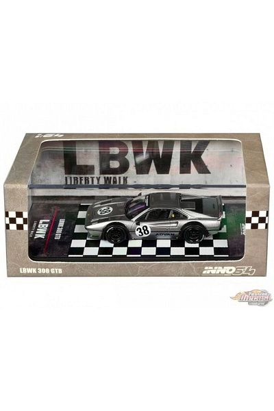 TOYFEST سيارة موديل Inno 1/64 LBWK 308 GTB رمادي IN64 رمادي