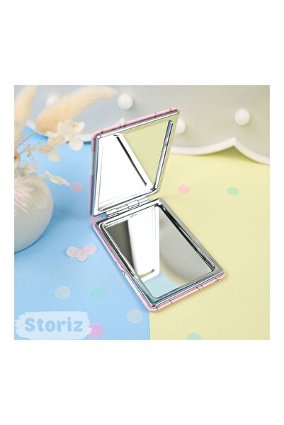 TOYFEST Kuromi Figured Mini Pocket Mirror 8.6 cm X 6.2 cm - Pieced Model 2