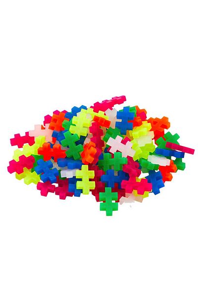 TOYFEST نيون ميكس بلس بلس 100 قطعة - 4024