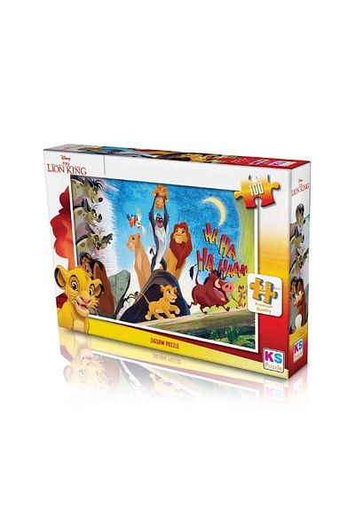 TOYFEST أحجية KS Lion King المكونة من 100 قطعة - قطع مريحة