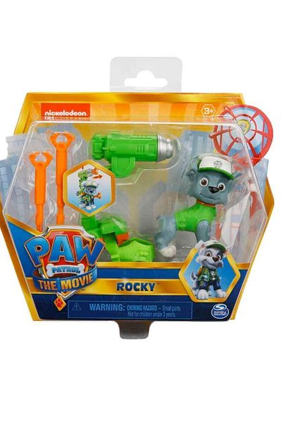 TOYFEST مجسمات بطل الفيلم مع ملحقاتها من باو باترول - روكي - 7 سم