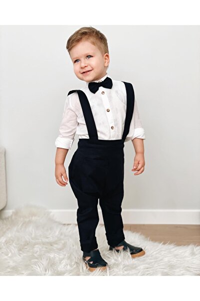 bohemiankids بدلة سلوبيت سوداء