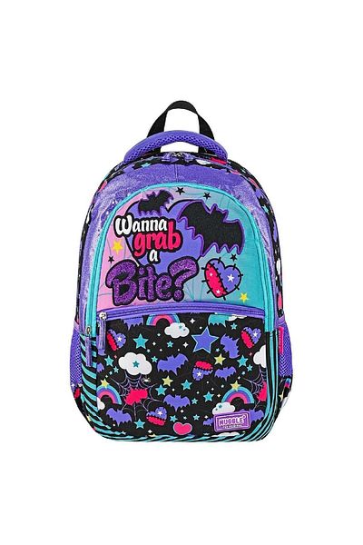 MUGGLE Rucsac de școală Gothic Girl cu 3 compartimente - MU-9109