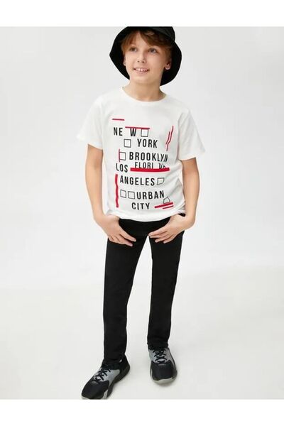 Koton تي شيرت للأولاد بأكمام قصيرة