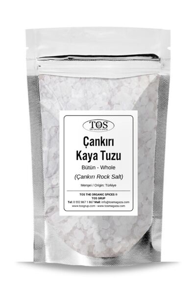 TOS The Organic Spices Çankırı Kaya Tuzu 1 kg Bütün (1. Kalite) Çankırı Rock ...