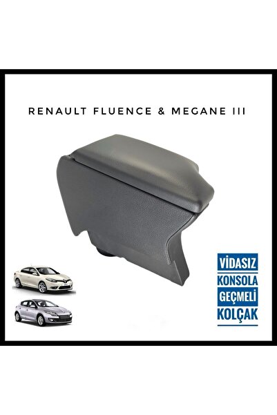 Gold Garden Fluence - Megane 3 Vidasız Konsola Geçmeli Kolçak (Kol Dayama)