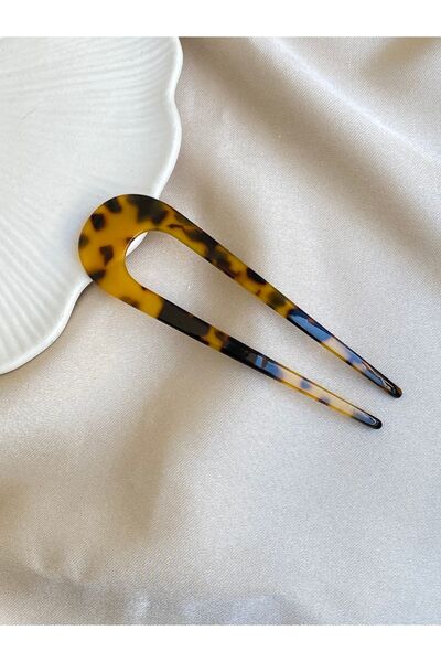 TwinsSis Store Agrafă de păr din acetat de lux în stil francez