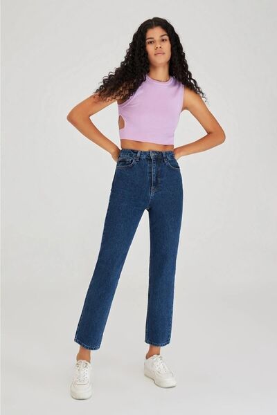 DRC trend Blugi Mom de damă albastru închis