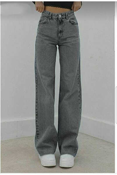 DRC trend She Smoked Lycra Super High Waist Loose Leg Jeans