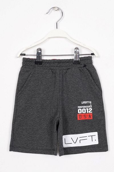 zepkids Boy Capri - USA Printed, Anthracite Color