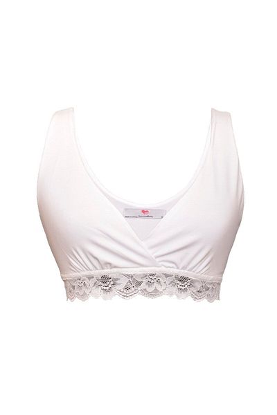 Luvmabelly Myra1862 - Sutien pentru alăptare gravidă - Alb