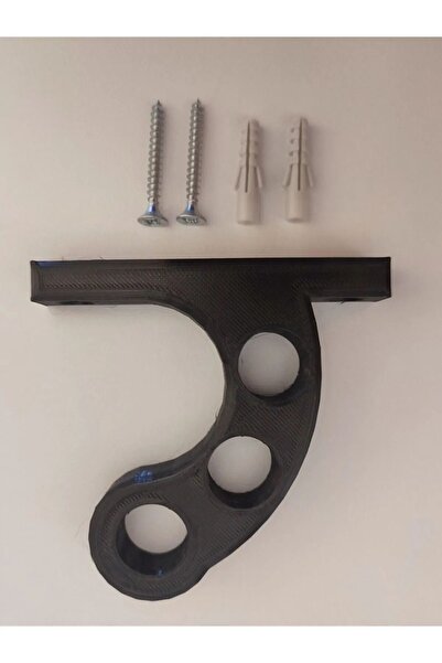 CANEREGE Motosiklet Bisiklet Scooter Kask ve Mont Duvar Askısı Kask Tutucu SİYAH