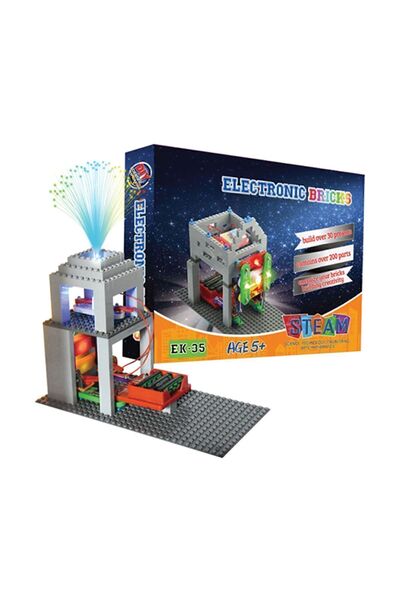 Zetzeka Electronic Bricks Kit Eğlenceli ve Öğretici Elektronik Deney Seti 200+ Deney 5+ Yaş