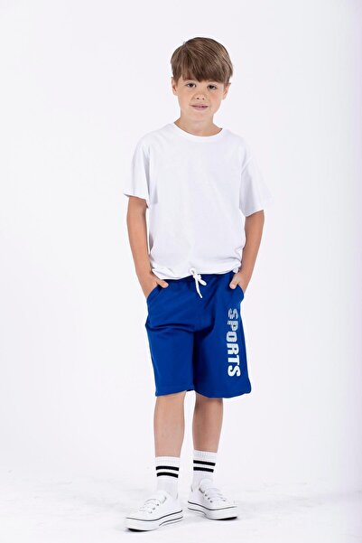 zepkids Sports Baskılı Saks Renk Erkek Cocuk Kaprı