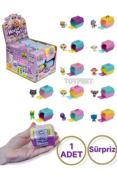 TOYFEST Sürpriz Minis Evcil Hayvanlar Minişler House Pets - (1 Adet ) - 5 Cm