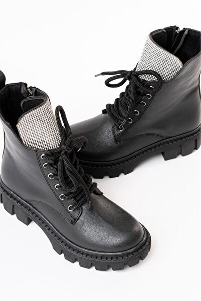 Moda Lime Γυαλιστερές πέτρινες Unisex ψηλή σόλα αδιάβροχες παιδικές χειμερινέ...