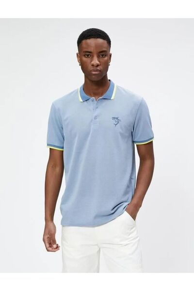 Koton Ανδρικό μπλουζάκι Polo Neck