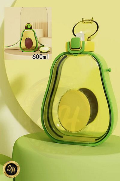 Snow Homs Avocado Model Children's School Water Bottle - Bpa Free Water Bottle