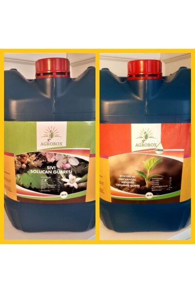 AGROBOX Sıvı Solucan Gübresi / Bitkisel Ve Hayvansal Menşeli Organik {hümik A...
