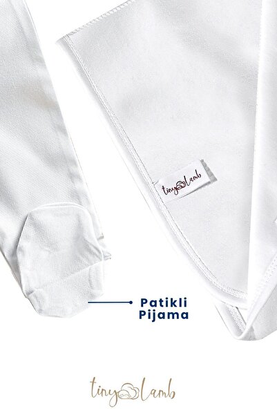 tinylamb 100% Organic Cotton Baby Set Hospital Released Newborn Set 10 Pieces - Snow Star