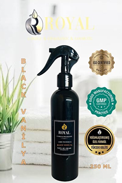 ROYAL MUM Black Vanilya Oda Spreyi Özel Yoğunlaştırılmış Formul 250ml