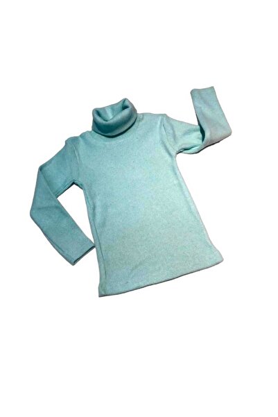 Genel Markalar UNİSEX ÇOCUK UZUN KOL TAM BALIKÇI YAKA FİTİLLİ KAŞKORSE PAMUK KAZAK BODY