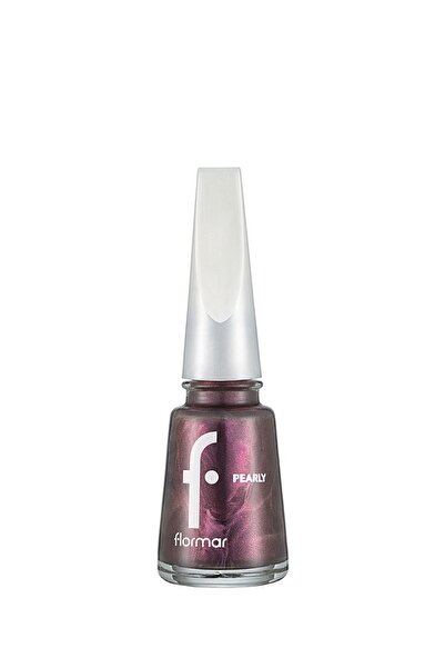 Flormar Sedefli Parlak Oje (MOR) - Pearly Nail Enamel - Pl418 Chrome Purple - 8682536035576
