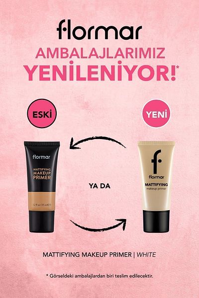 Flormar Anti-Oil Matte Makeup Base - Mattifying Make-Up Primer - 000 -8690604534685