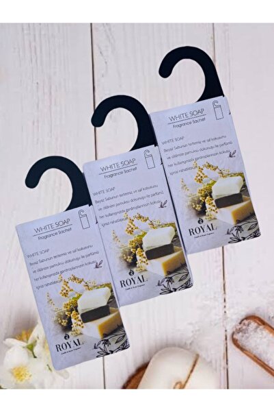 ROYAL MUM 3 Adet Kokulu Kese Beyaz Sabun