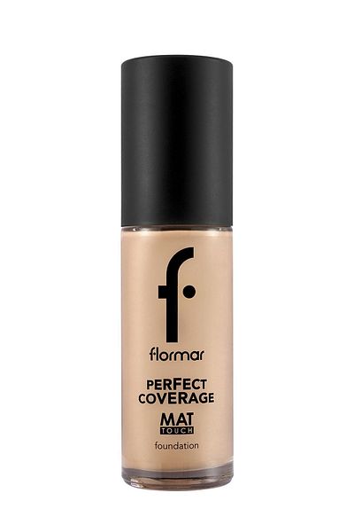 Flormar Matte Foundation with Vitamin E - 308 Fair Ivory - Matte Touch Foundation