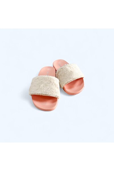 FURIA SHOES Tüylü Kız Çocuk Ev Terliği