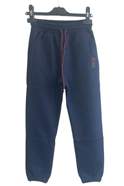 Cloise Unisex Children's Elastic Cuff Navy Blue Tracksuit Bottom