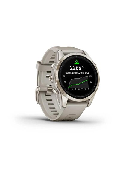 Garmin GARMIN EPIX PRO (GEN 2) SAPPHIRE EDITION- 42MM -SOFT GOLD WITH LIGHT SAND SILICONE BAND