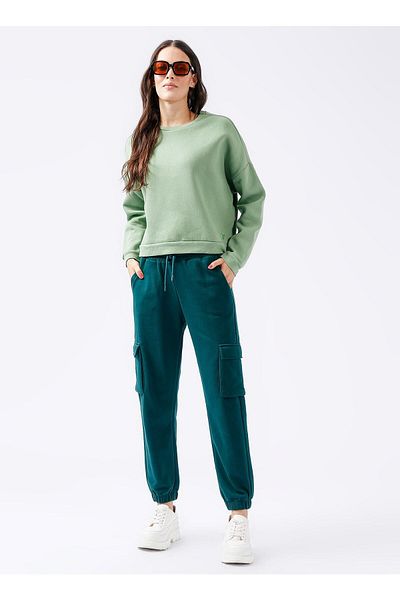 Fabrika Pantaloni de trening, M, verde închis