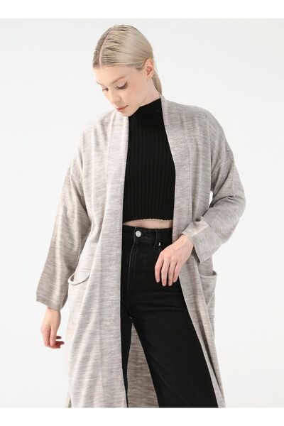 Fabrika Vizon Melanj Kadın Hırka Rayne