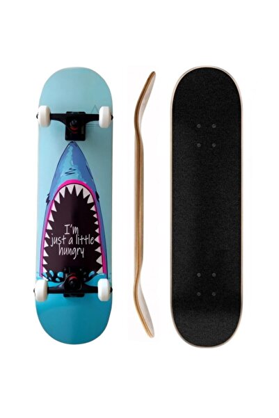 Genel Markalar Skateboards 8.0 Hungry Shark Complete Profesyonel Kaykay