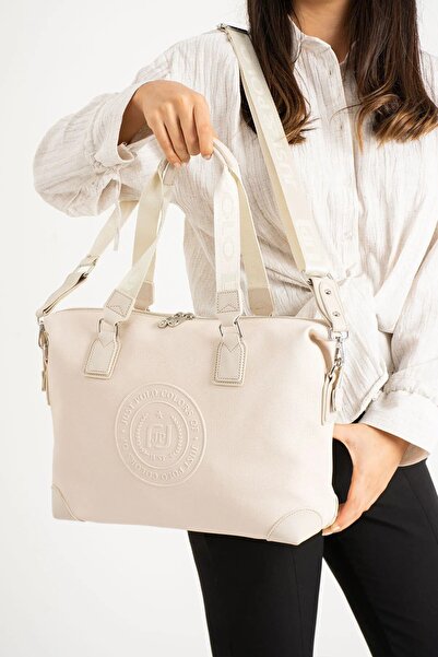 Just Polo Kadın El ve Omuz Top Çantası Büyük Valiz Boy MH6011MH