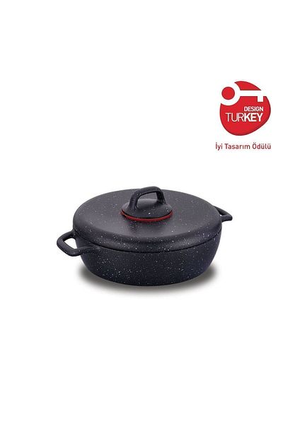 KORKMAZ A1354 Gusto Plus 24 *6.5 Cm Short Casserole