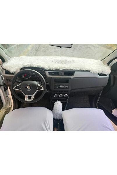 sekutuning Servis Kılıfı Ön Arka Takım Açık Gri Kılıf , Beyaz Göğüslük Ve Bey...