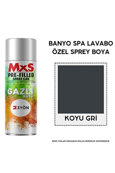 3Yön Banyo Spa Jakuzi Lavabo Suya Dayanıklı Özel Sprey Boya 400ML