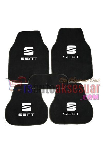 RS AUTO AKSESUAR Seat Ibıza Halı Paspas Siyah Renk.