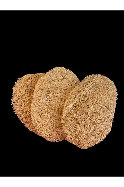ASLANCAN Natural Facial Scrub Pumpkin Fiber - Set of 3