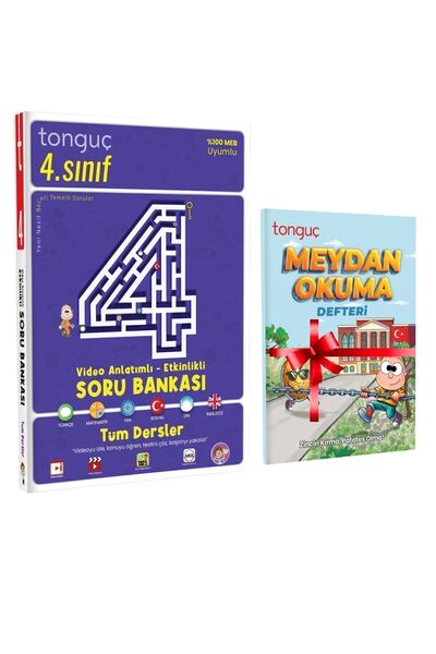 Tonguç Yayınları 4. Sınıf Tüm Dersler Video Anlatımlı - Etkinlikli Soru Banka...
