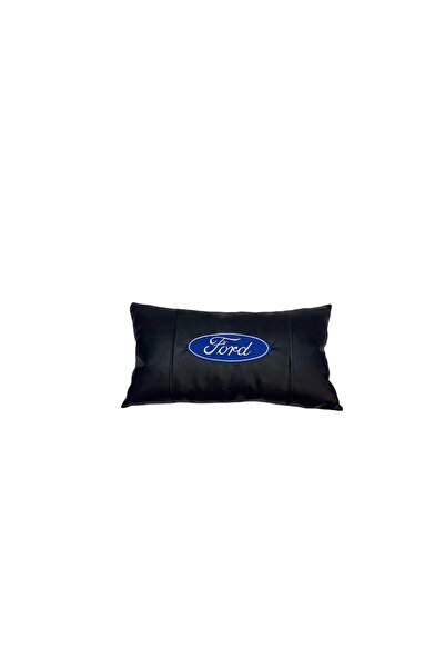 Merve Nakış Ford Uyumlu Boyun Yastığı Lüks Deri 2 Adet Ortopedik Boyun Yastığ...