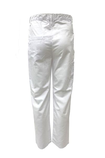 ATT STİL TEKSTİL White Doctor Nurse Multi-Pocket Trousers