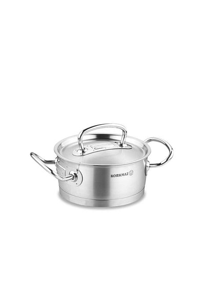 KORKMAZ Proline 16x7.5 cm Short Casserole A1168
